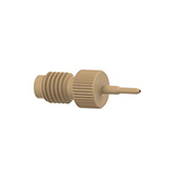 Conical Adapter Body, 1/4-28 Flat-Bottom Male, for use with Soft-Walled Tubing, Each Tefzel™ (ETFE),